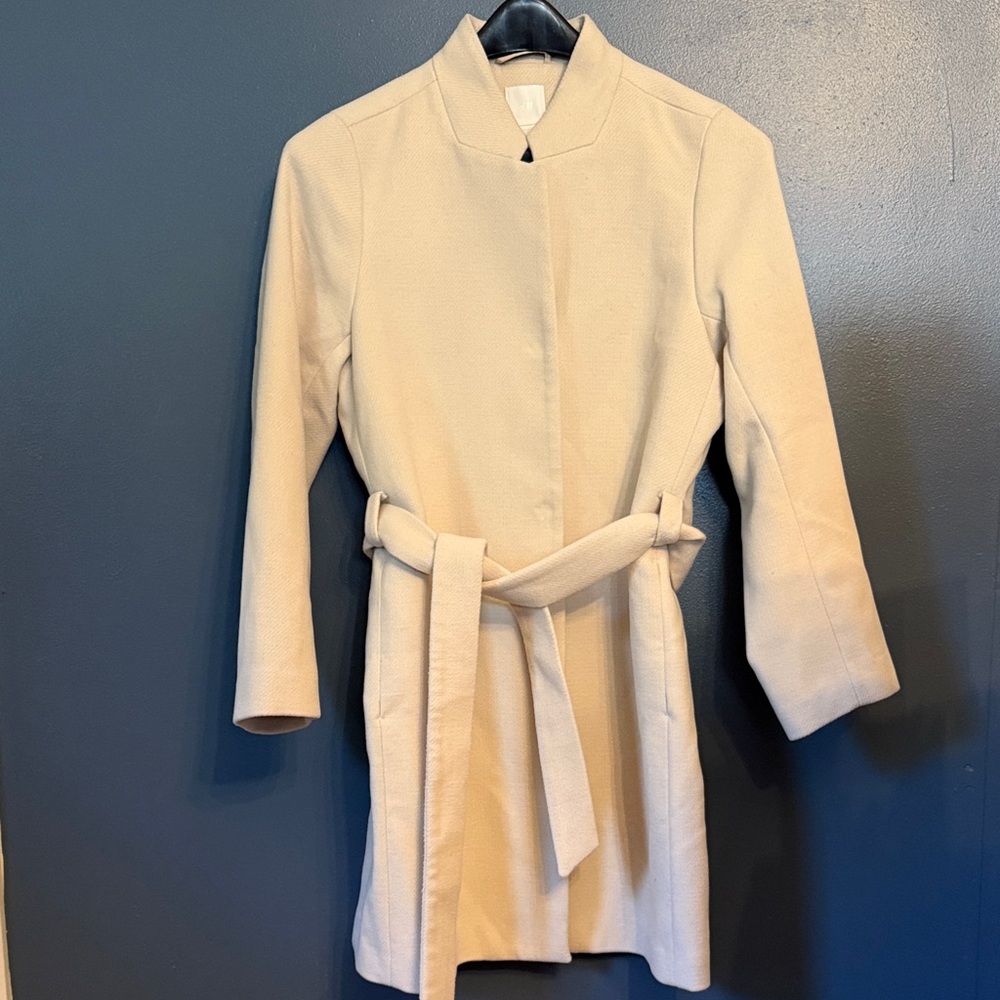 H&M Cream winter Coat for Women